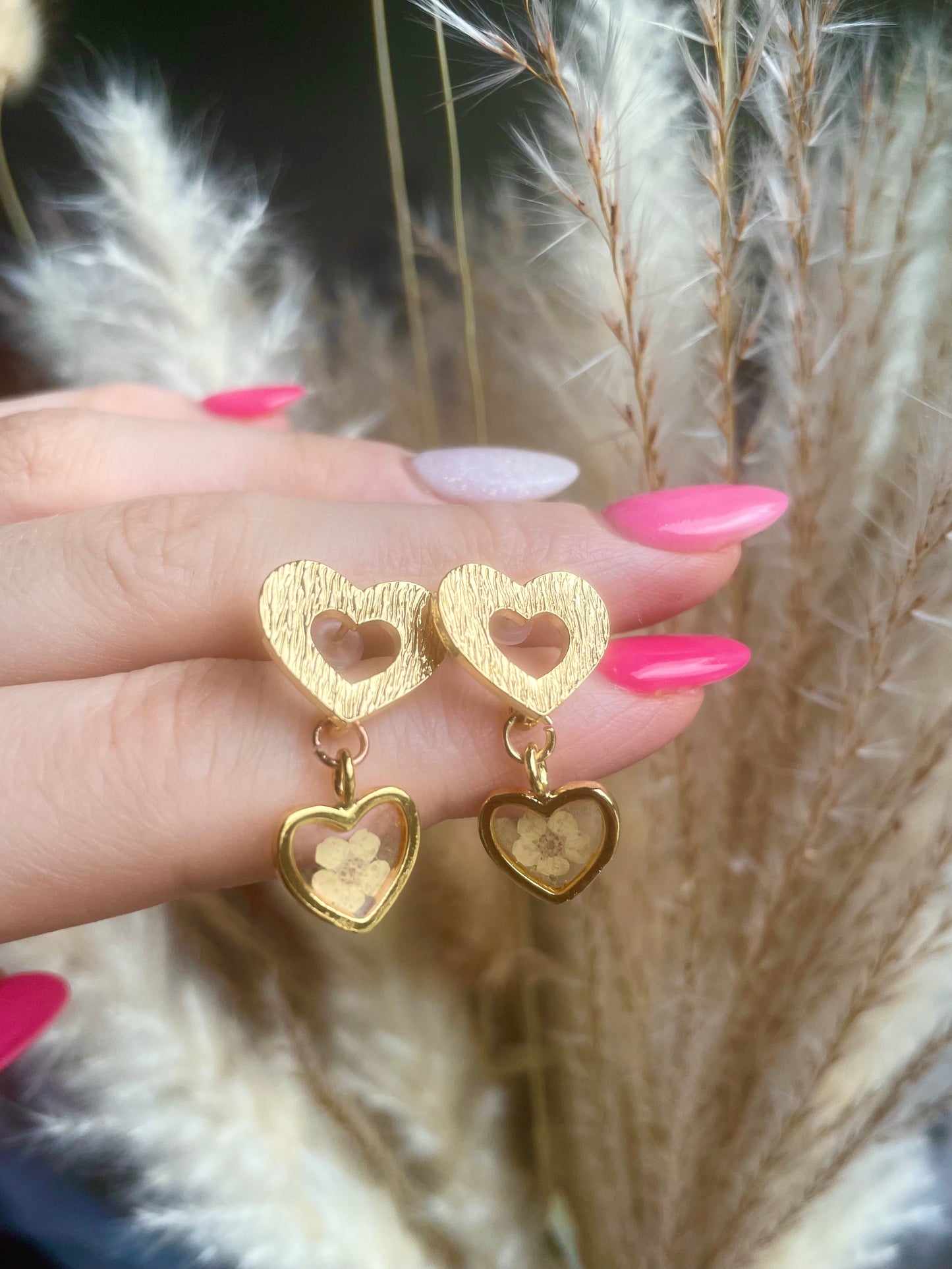 Heart earrings