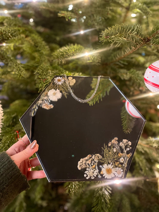 Floral mirror