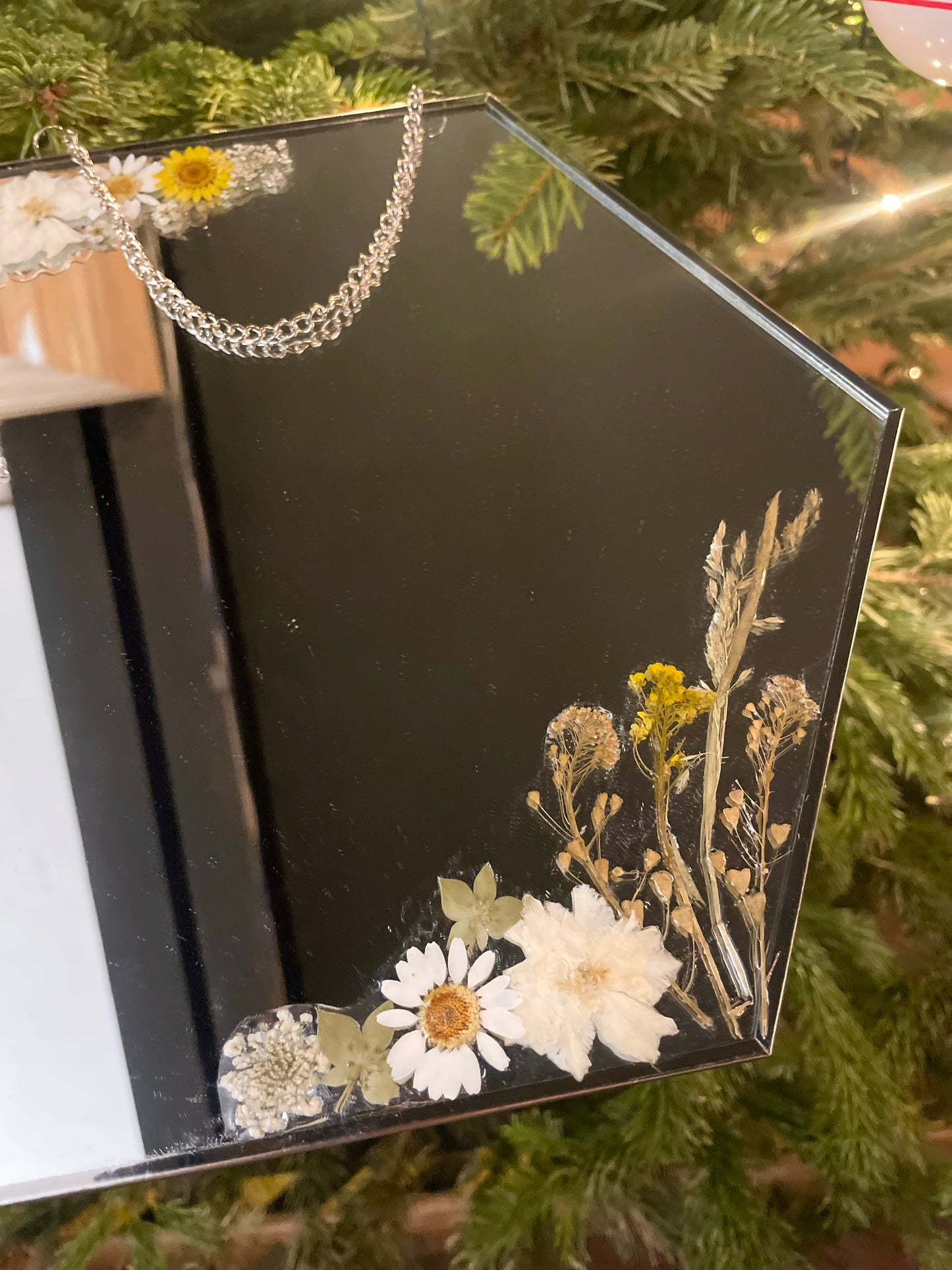 Floral mirror