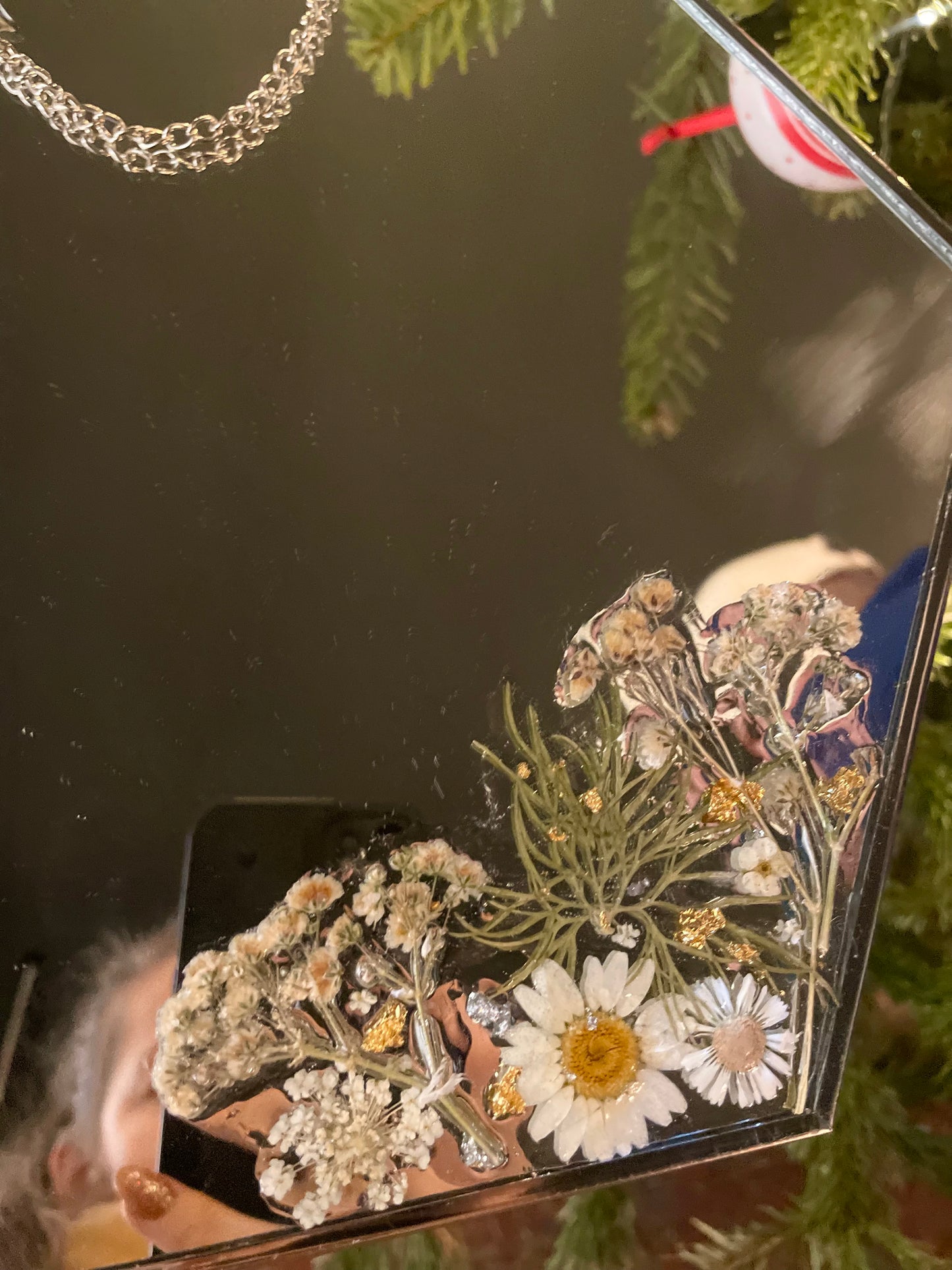 Floral mirror