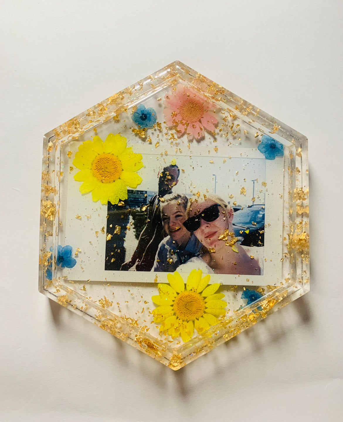 Personalised Floral Trinket Dish / Coaster