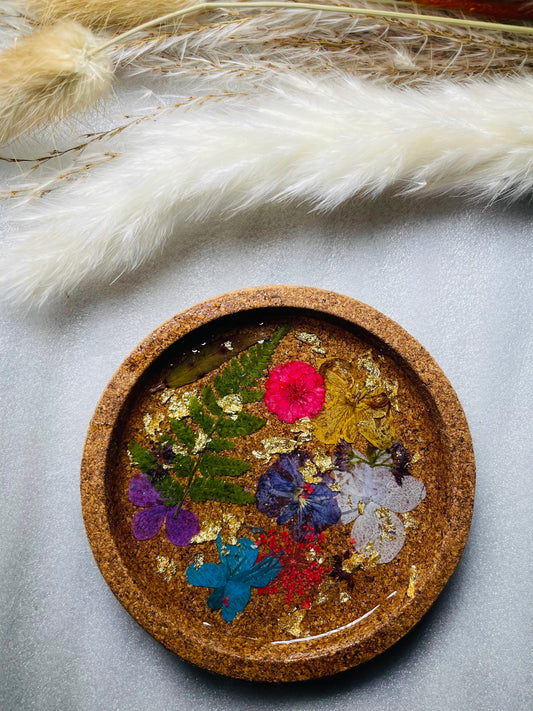 Mixed Flower Floral Coaster